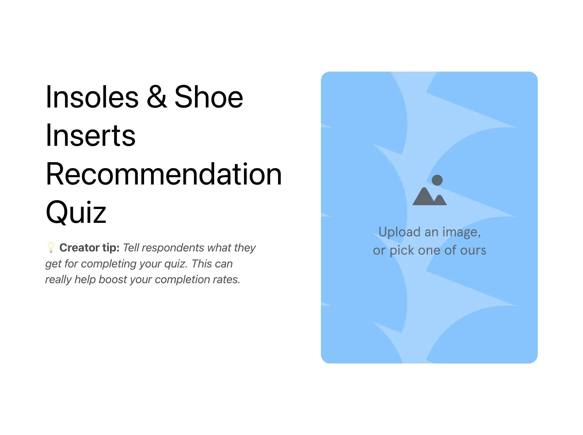 Insoles & Shoe Inserts Recommendation Quiz Template Hero