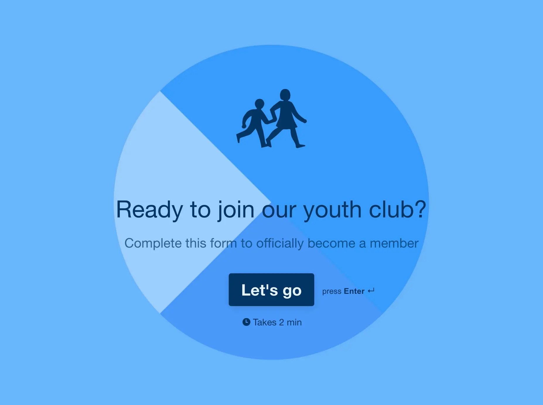 Youth Club Membership Form Template Hero