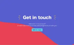 "Get In Touch" Form Template