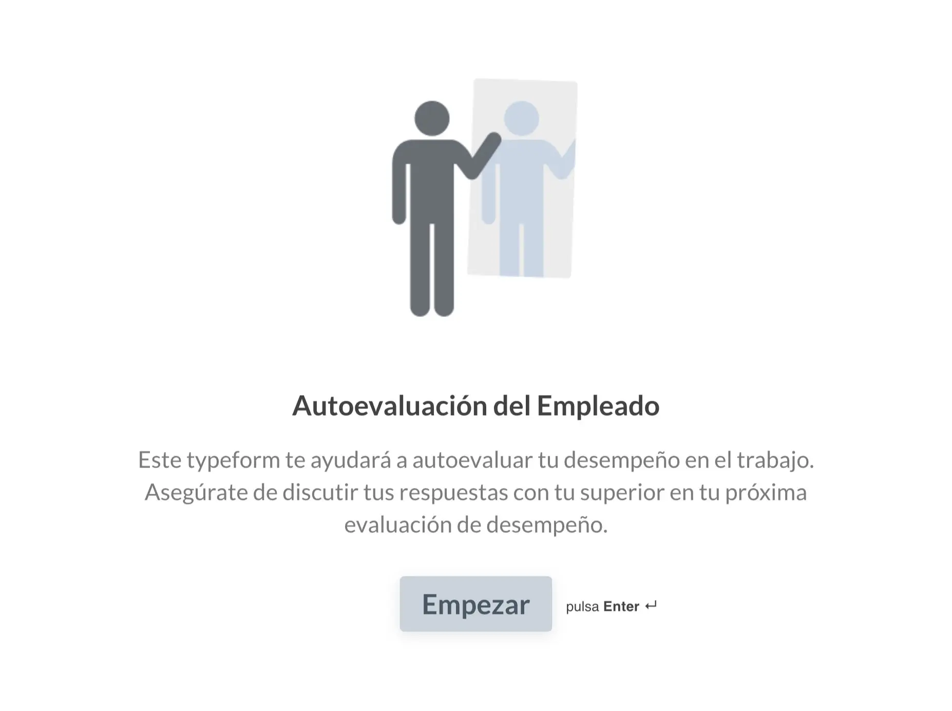 Plantilla de formulario de autoevaluación laboral Hero