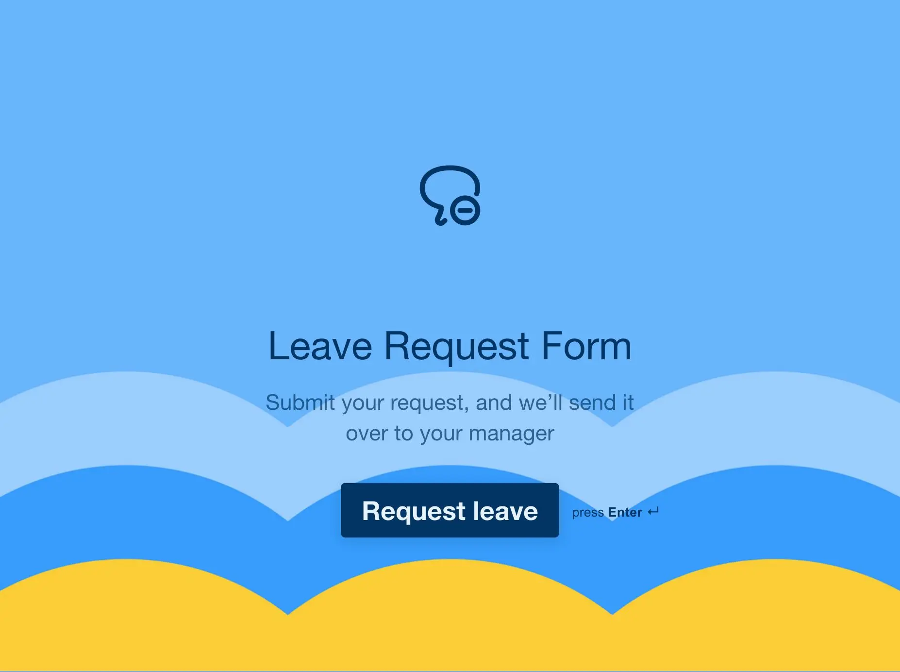 Leave Request Form Template Hero