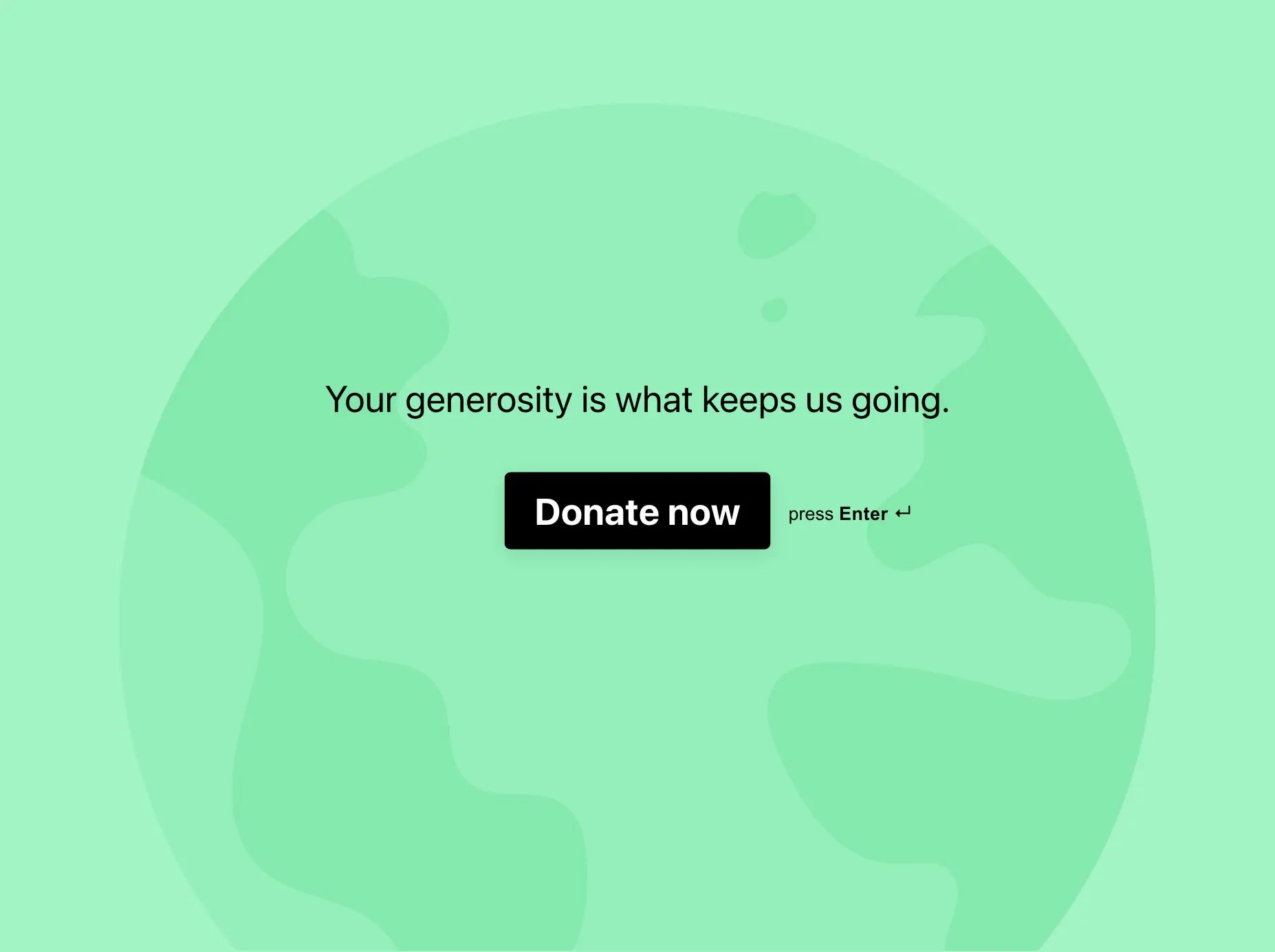 Nonprofit Donation Form Template Hero
