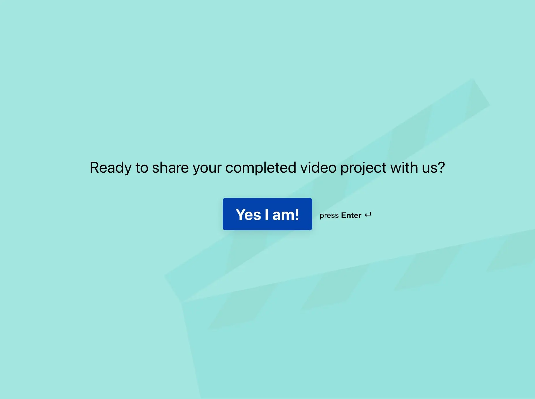 Video Upload Form Template Hero
