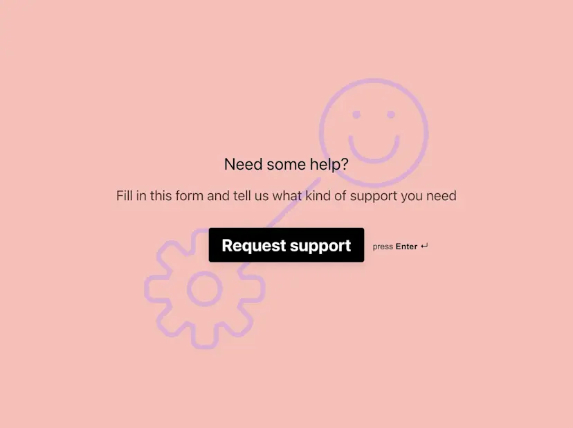 Support Request Form Template