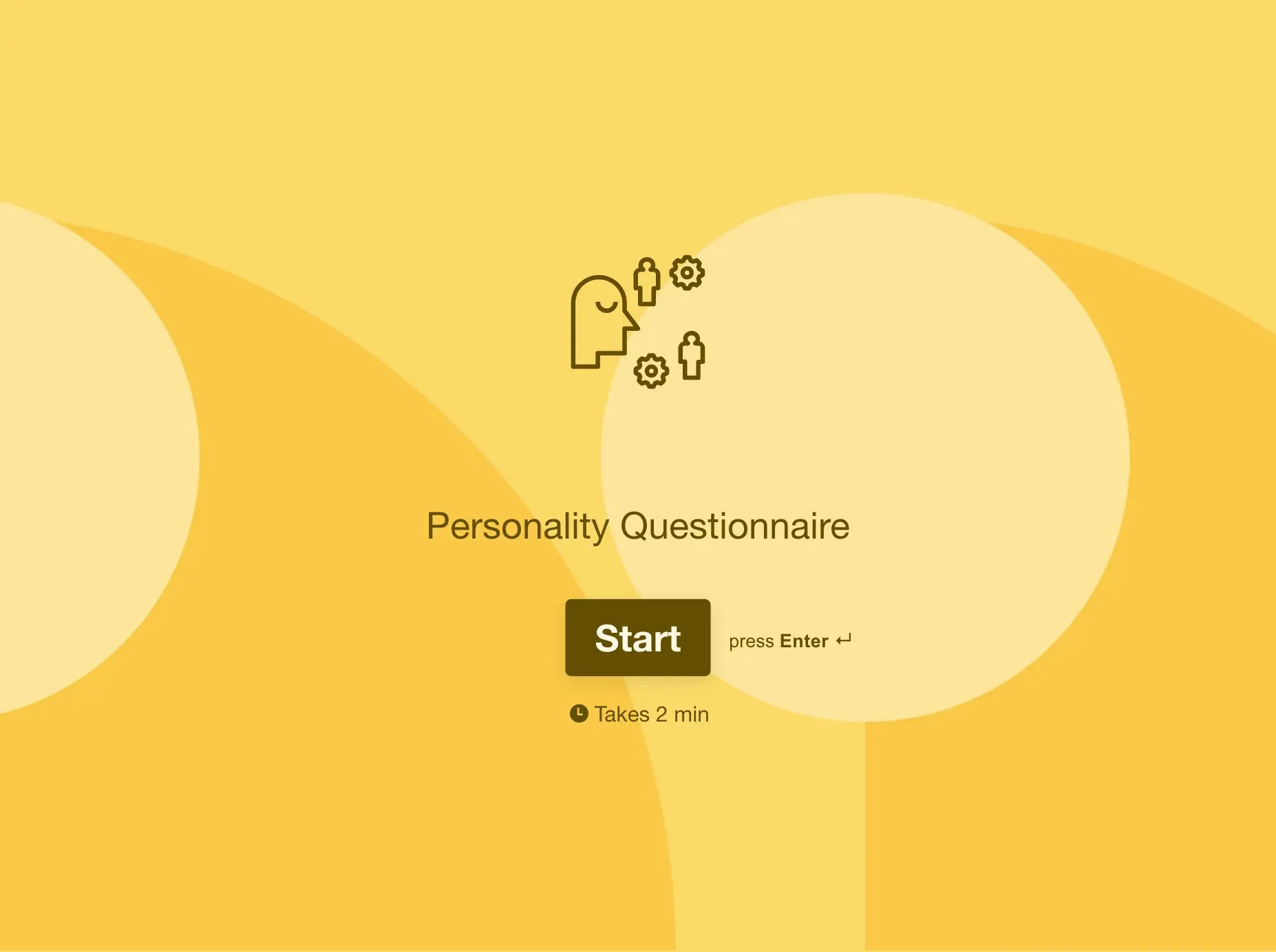 Personality Questionnaire Template Hero