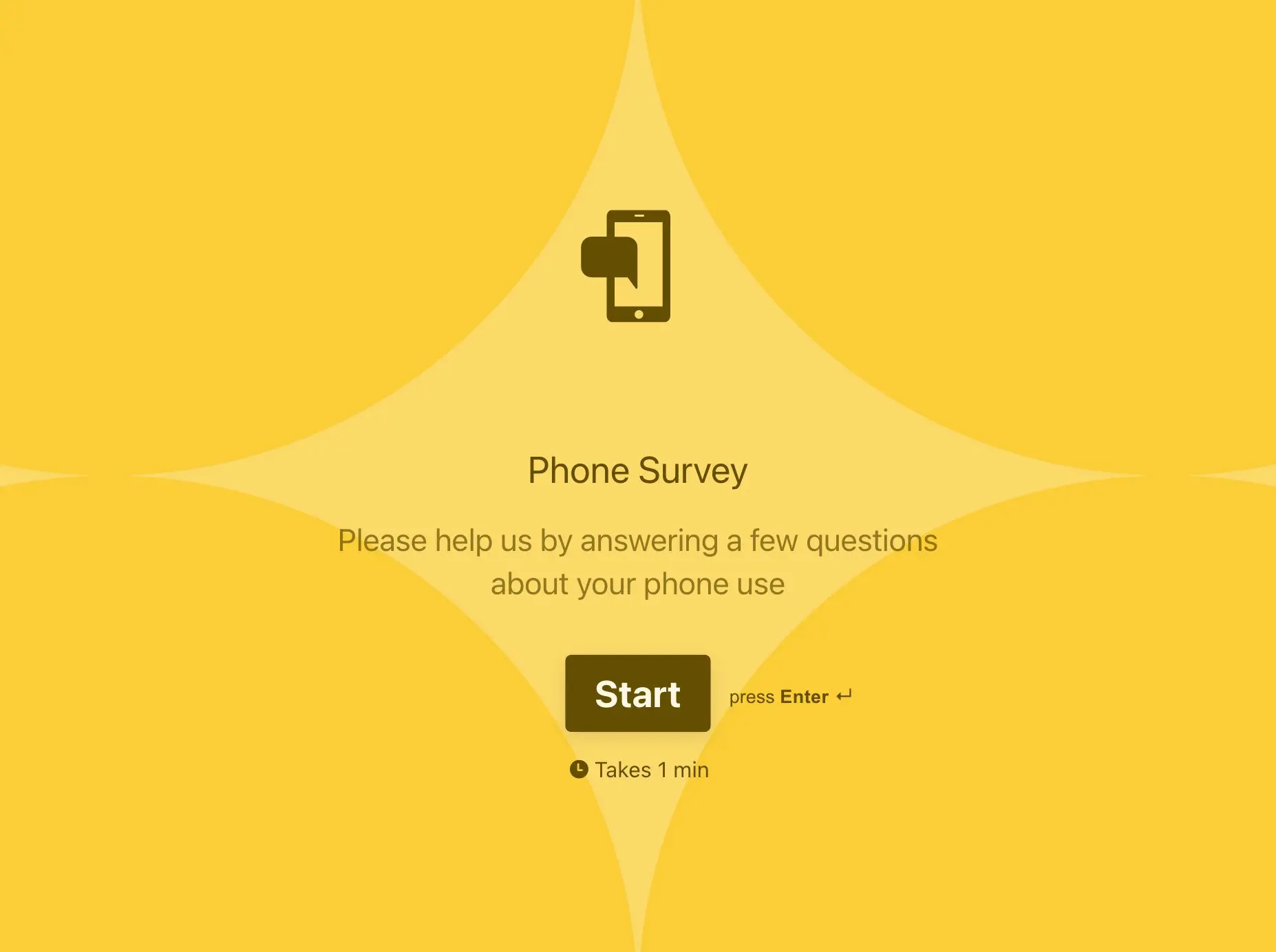 Phone Survey Template Hero