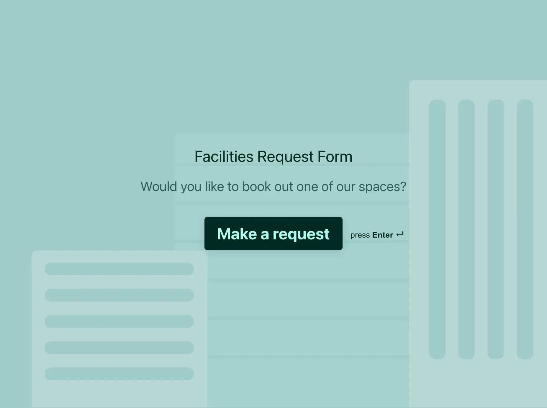 Facilities Request Form Template Hero