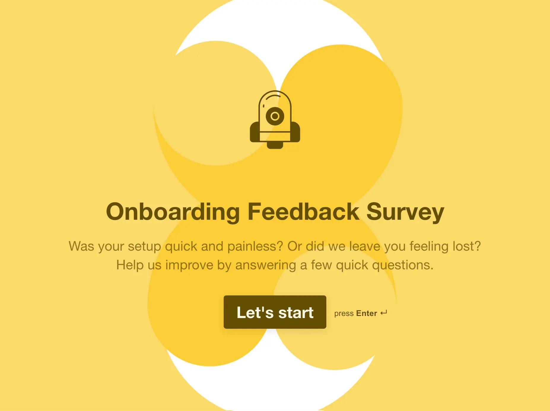 Customer Onboarding Feedback Survey Template Hero