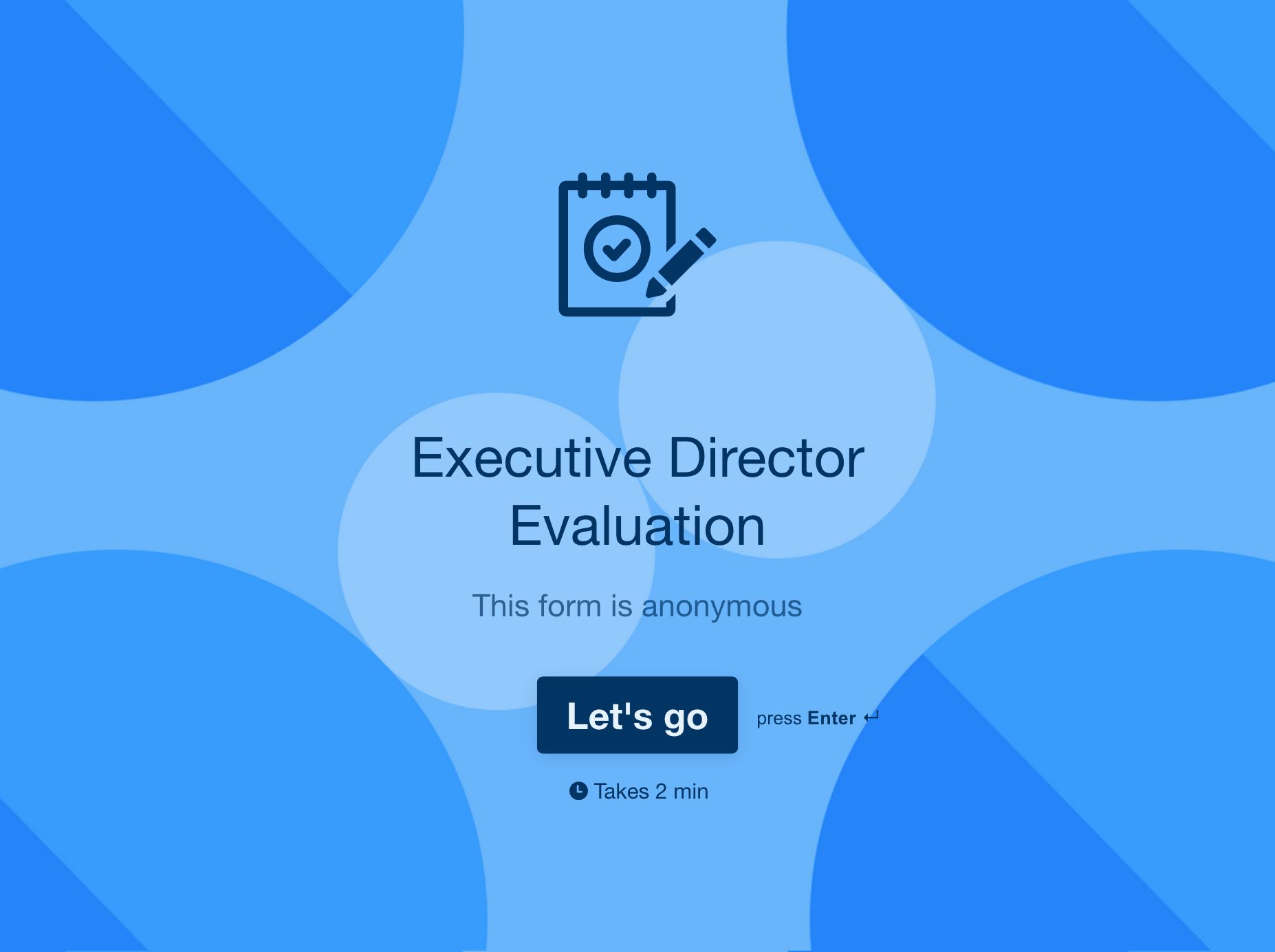 Executive Director Evaluation Form   Executive Director Evaluation Form Hero 