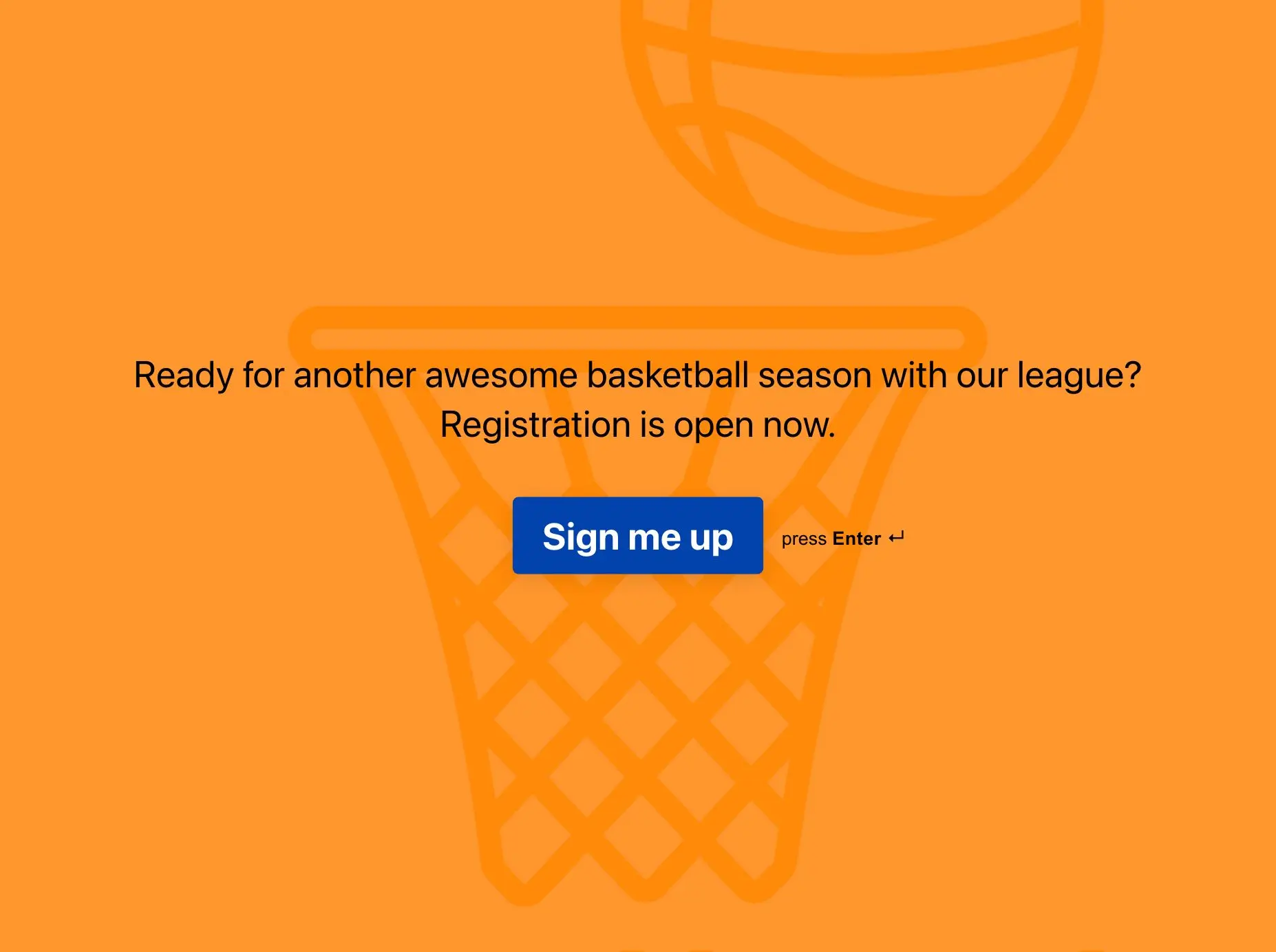  Basketball Registration Form Template Hero
