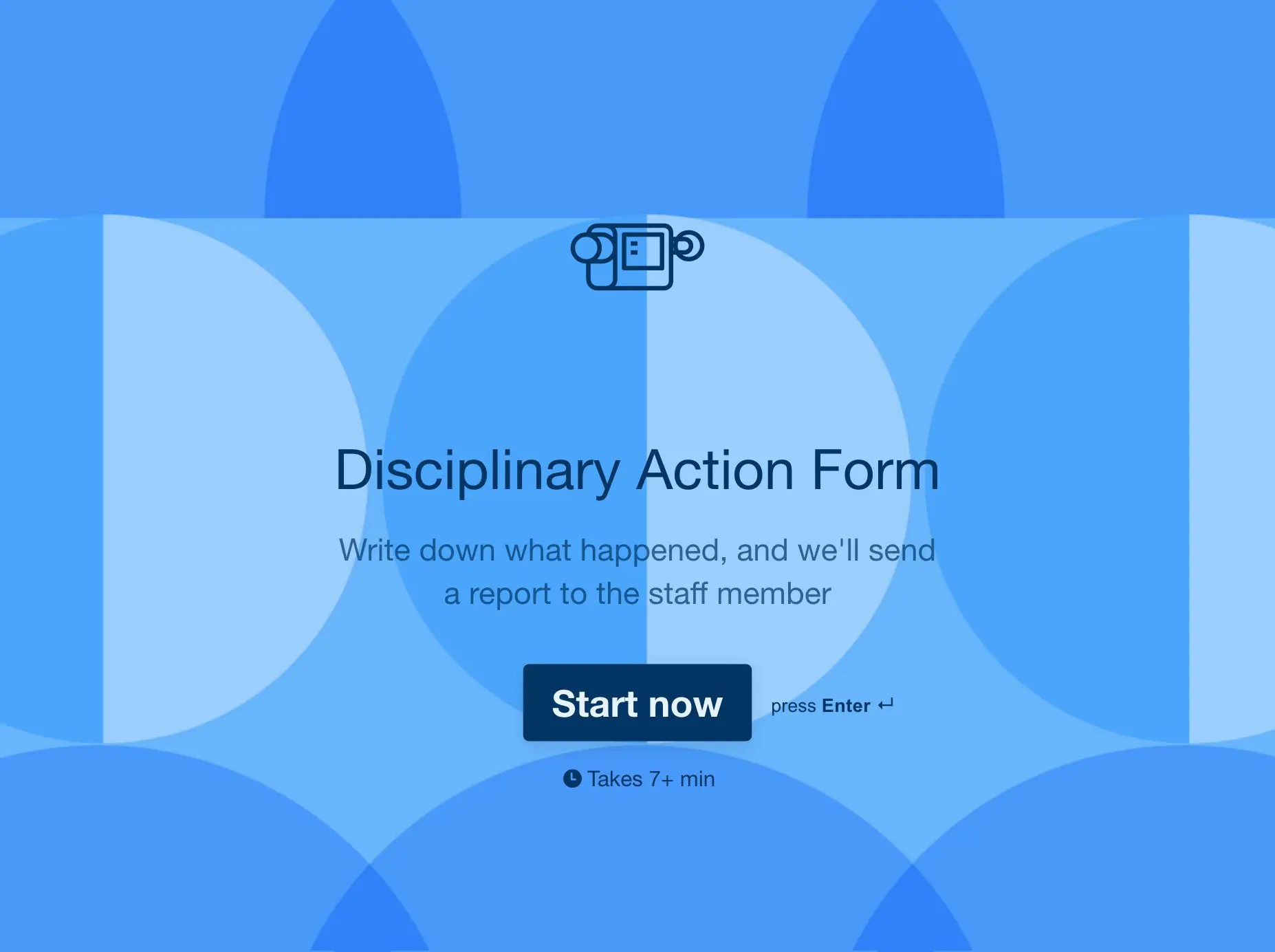 Disciplinary Action Form Template Hero