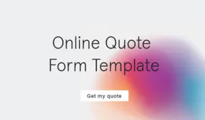 Online Quote Form Template