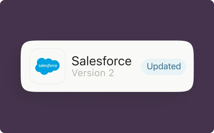 Salesforce Update
