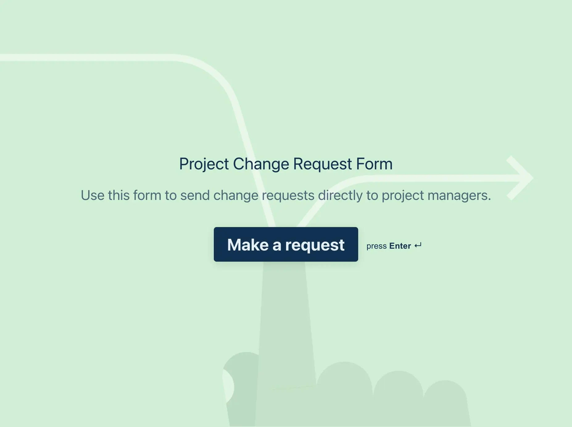 Project Change Request Form Template Hero