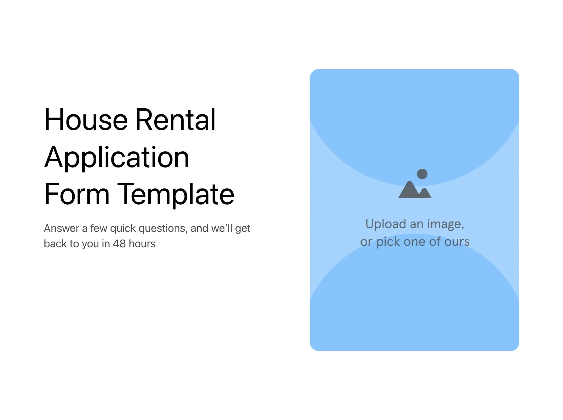 House Rental Application Form Template Hero