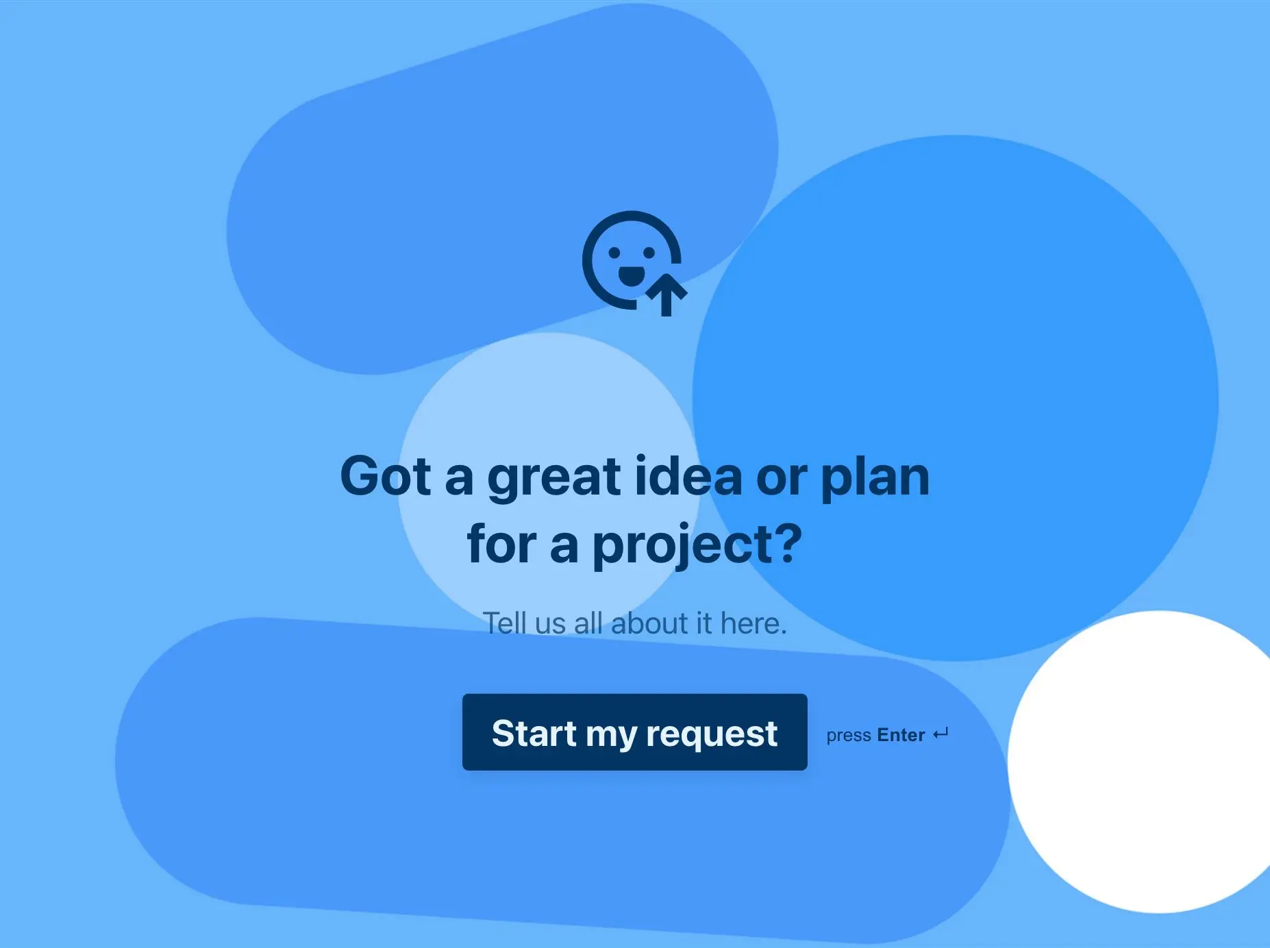 Project Request Form Template Hero