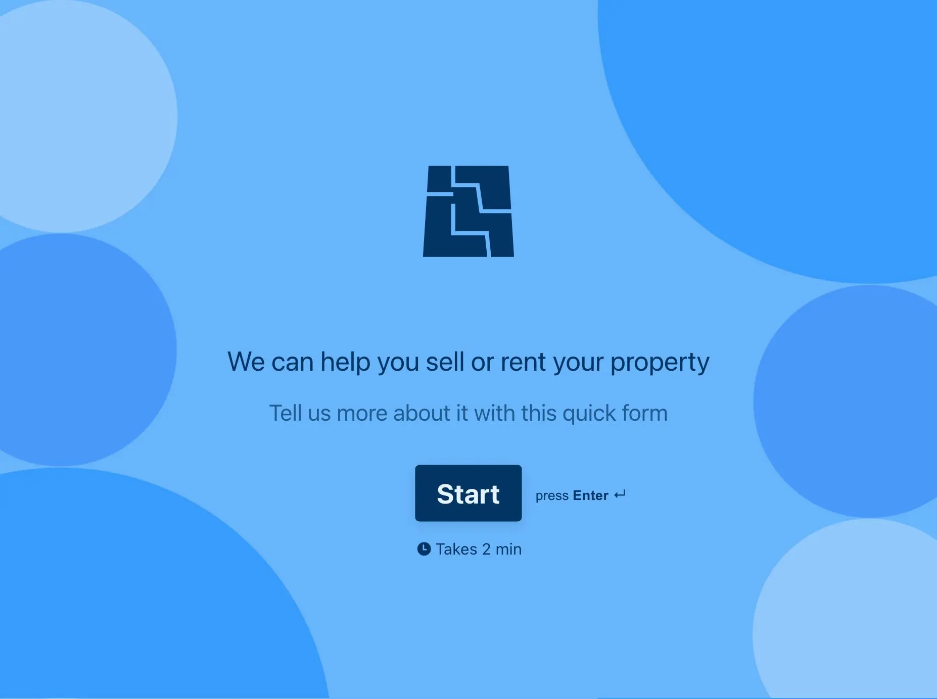 Real Estate Lead Form Template Hero