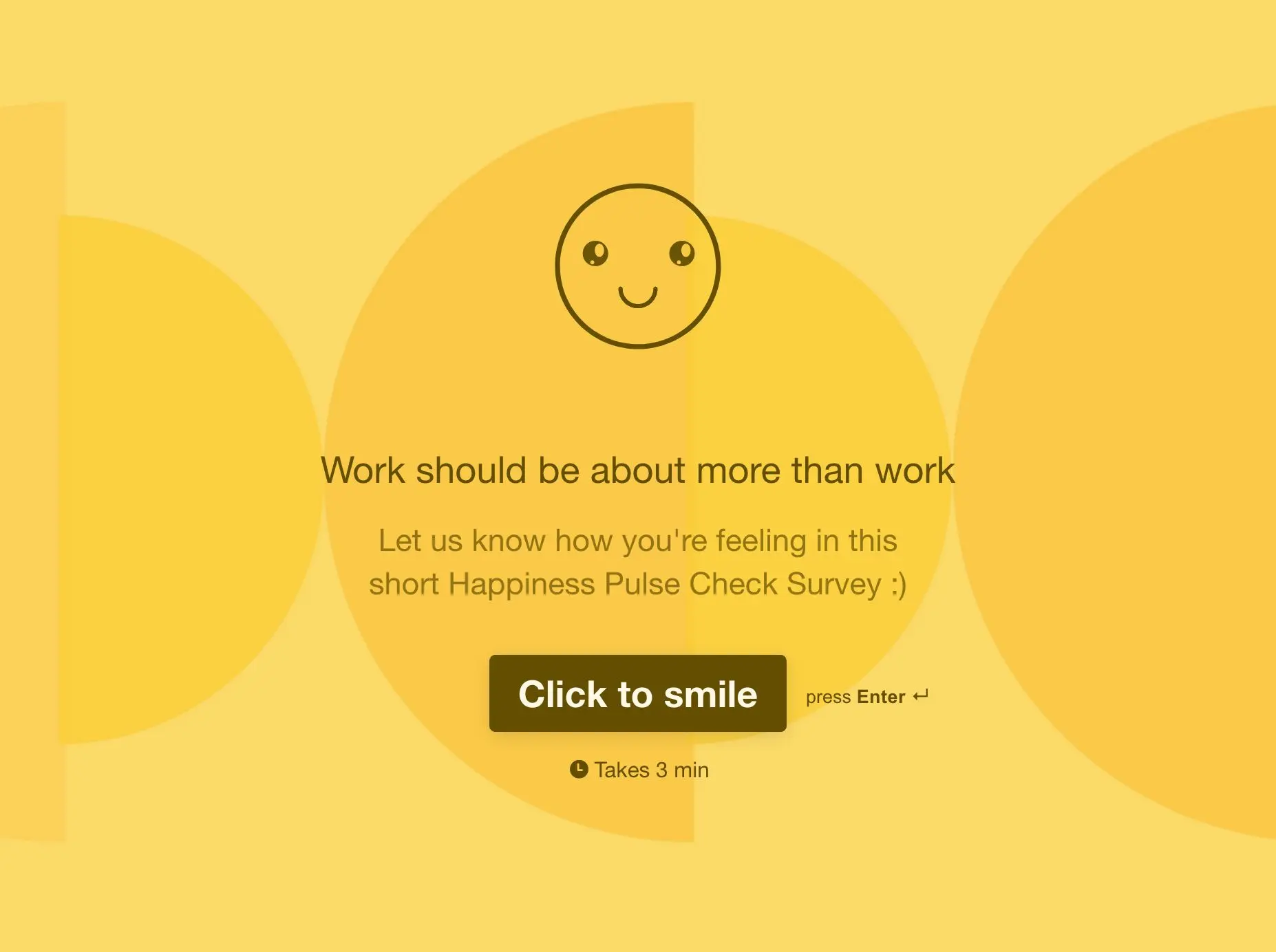 Happiness Survey Template Hero