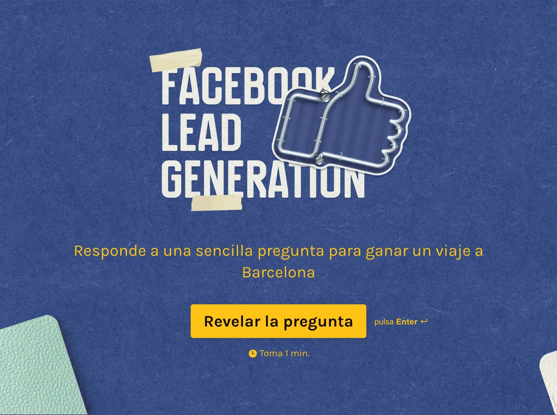 Plantilla de generación de leads de Facebook Hero