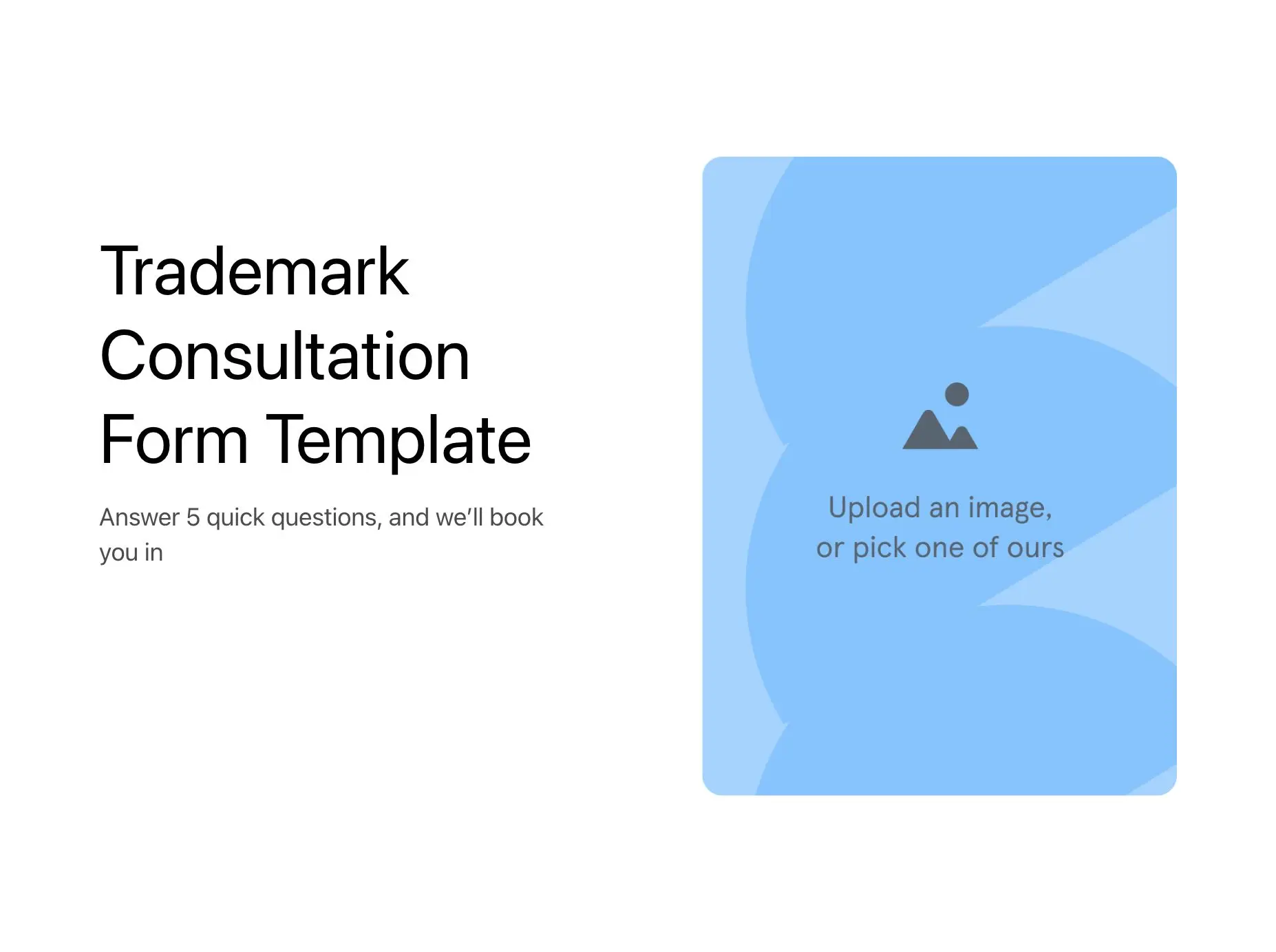 Trademark Consultation Form Template Hero
