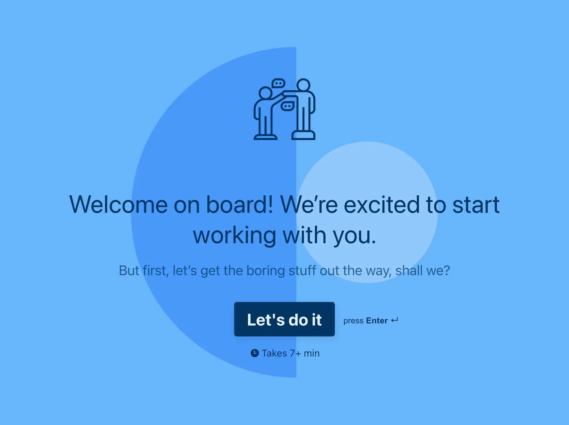 Client Onboarding Form Template Hero