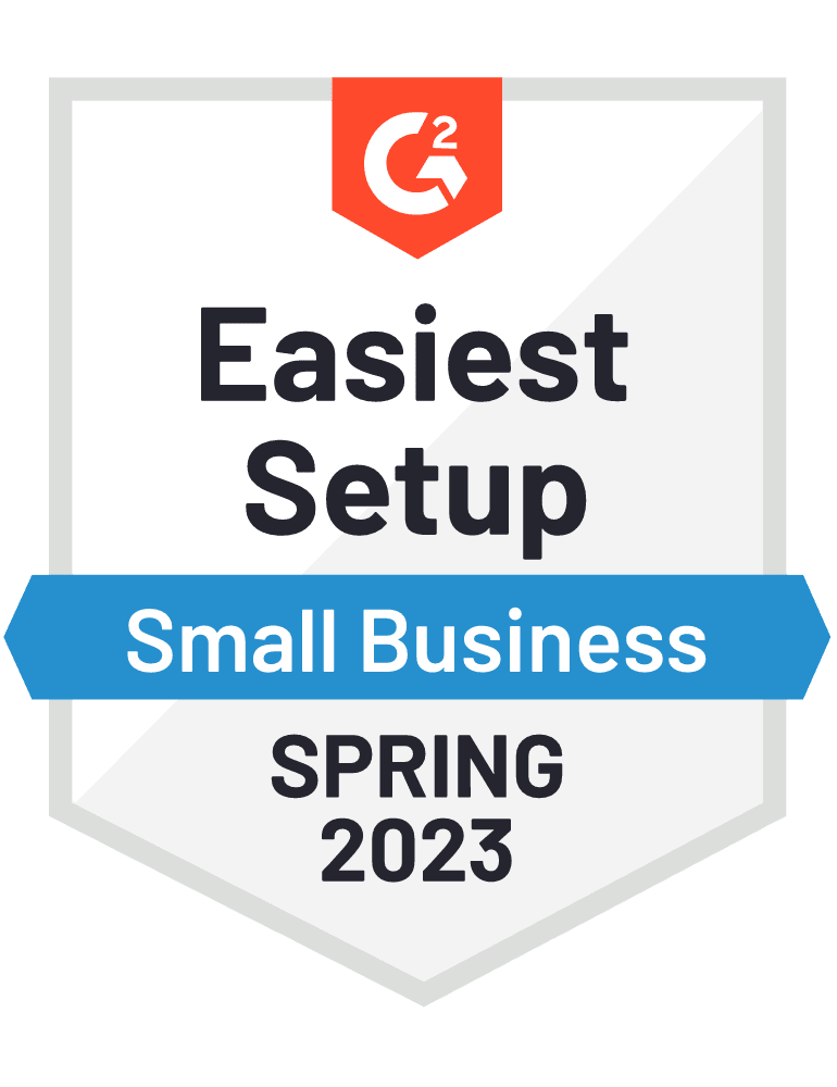 G2 Easiest Setup Small Business