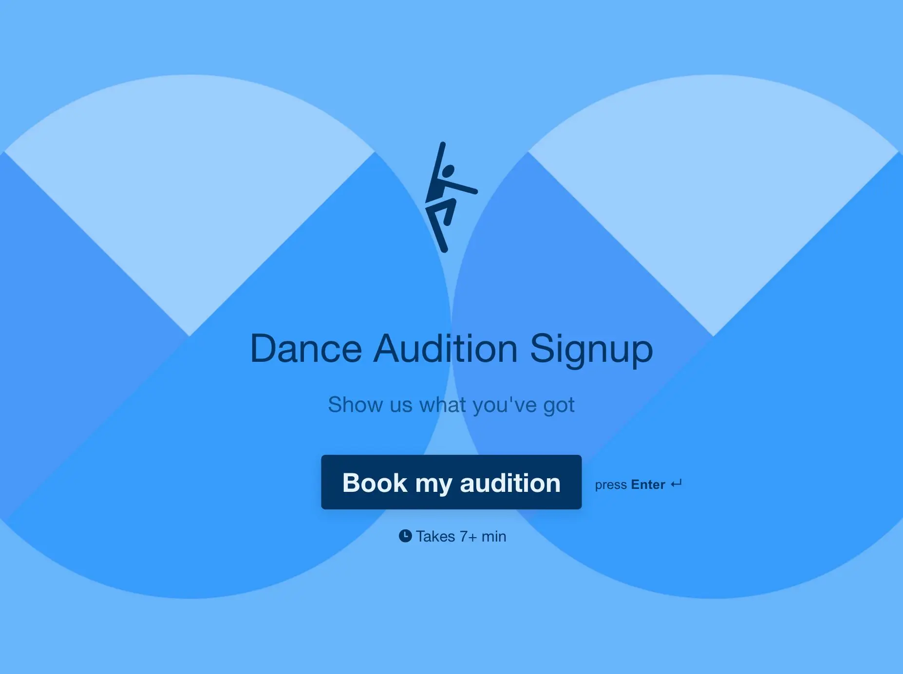 Dance Audition Form Template Hero