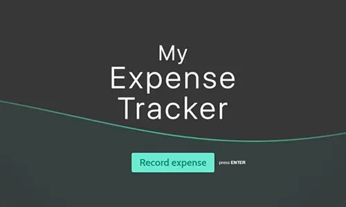 thumbs65 personal expense tracker