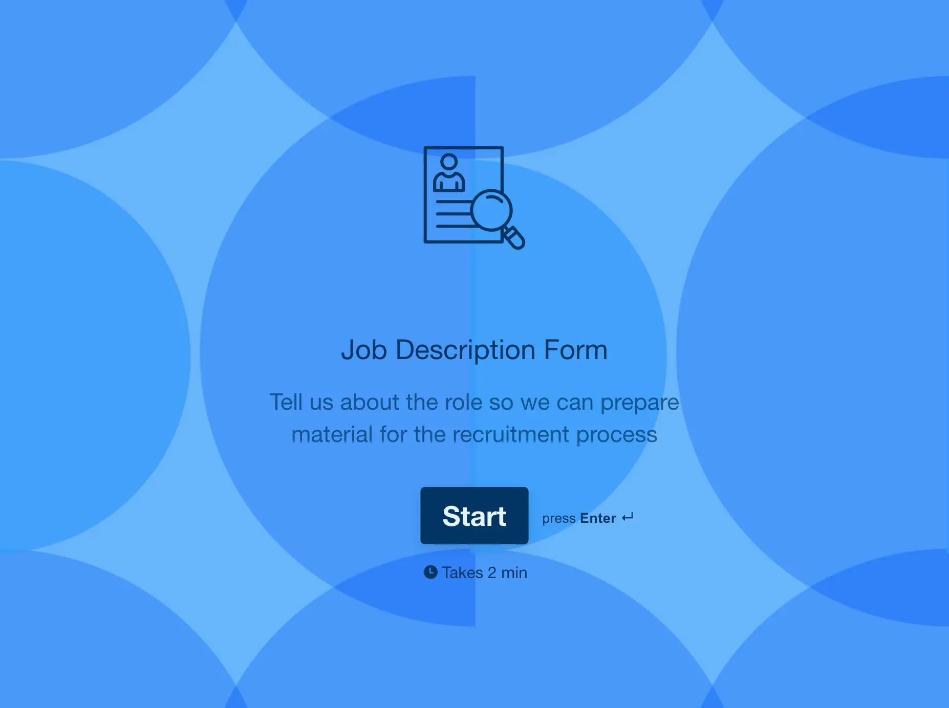 Employee Job Description Form Template Hero