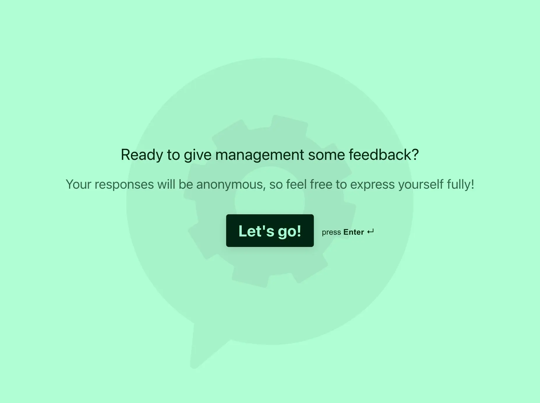 Management Feedback Form Template Hero