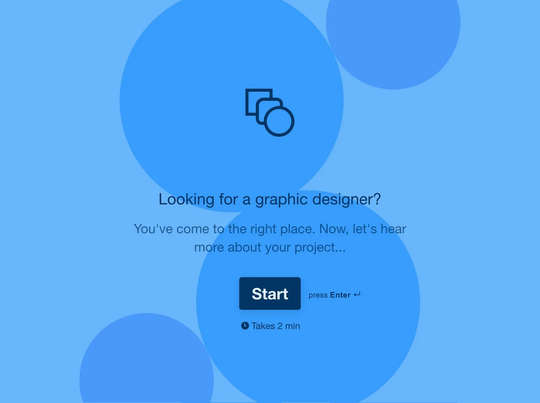 Graphic Design Quote Form Template Hero