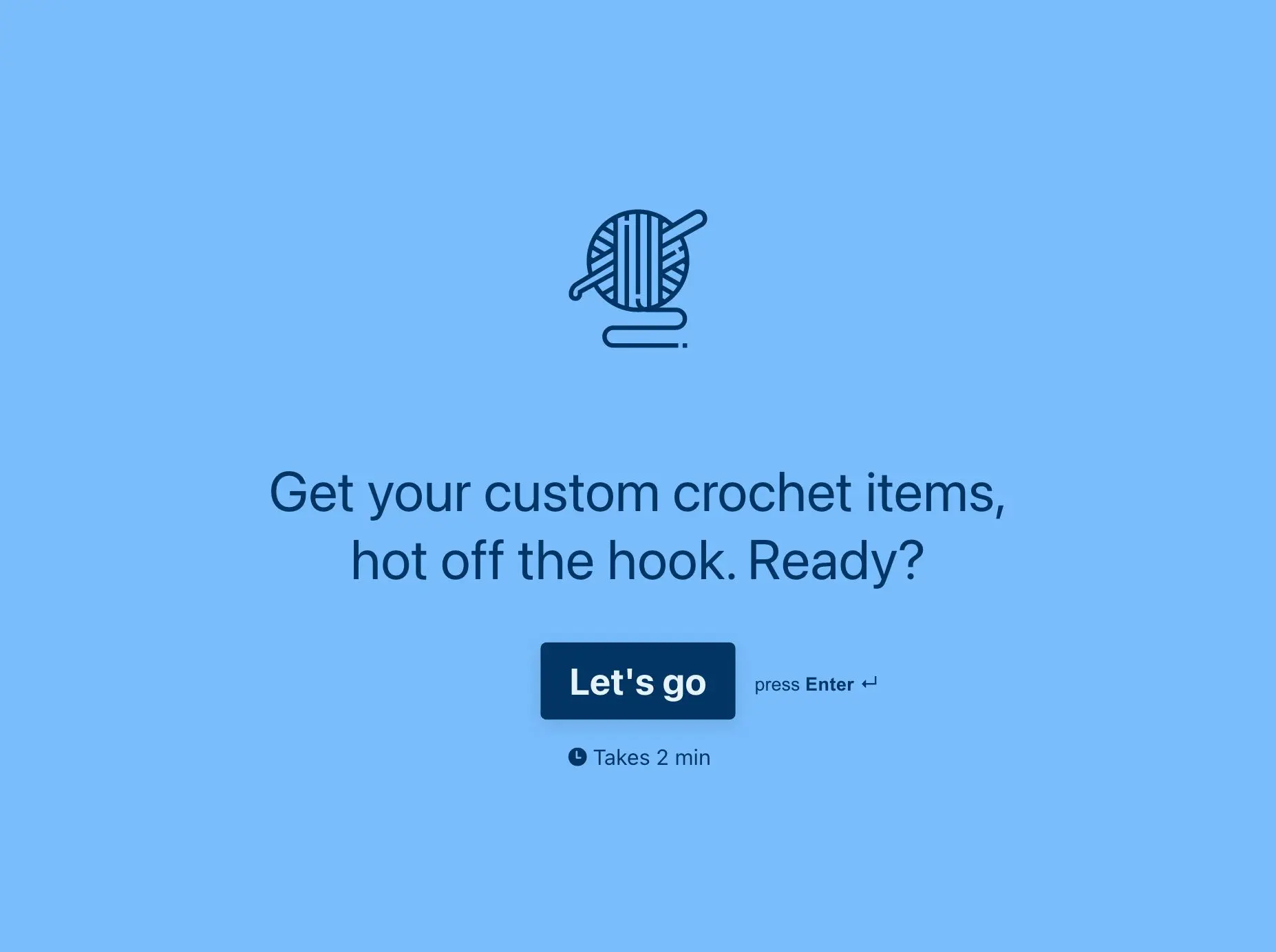 Crochet Order Form Template  Hero
