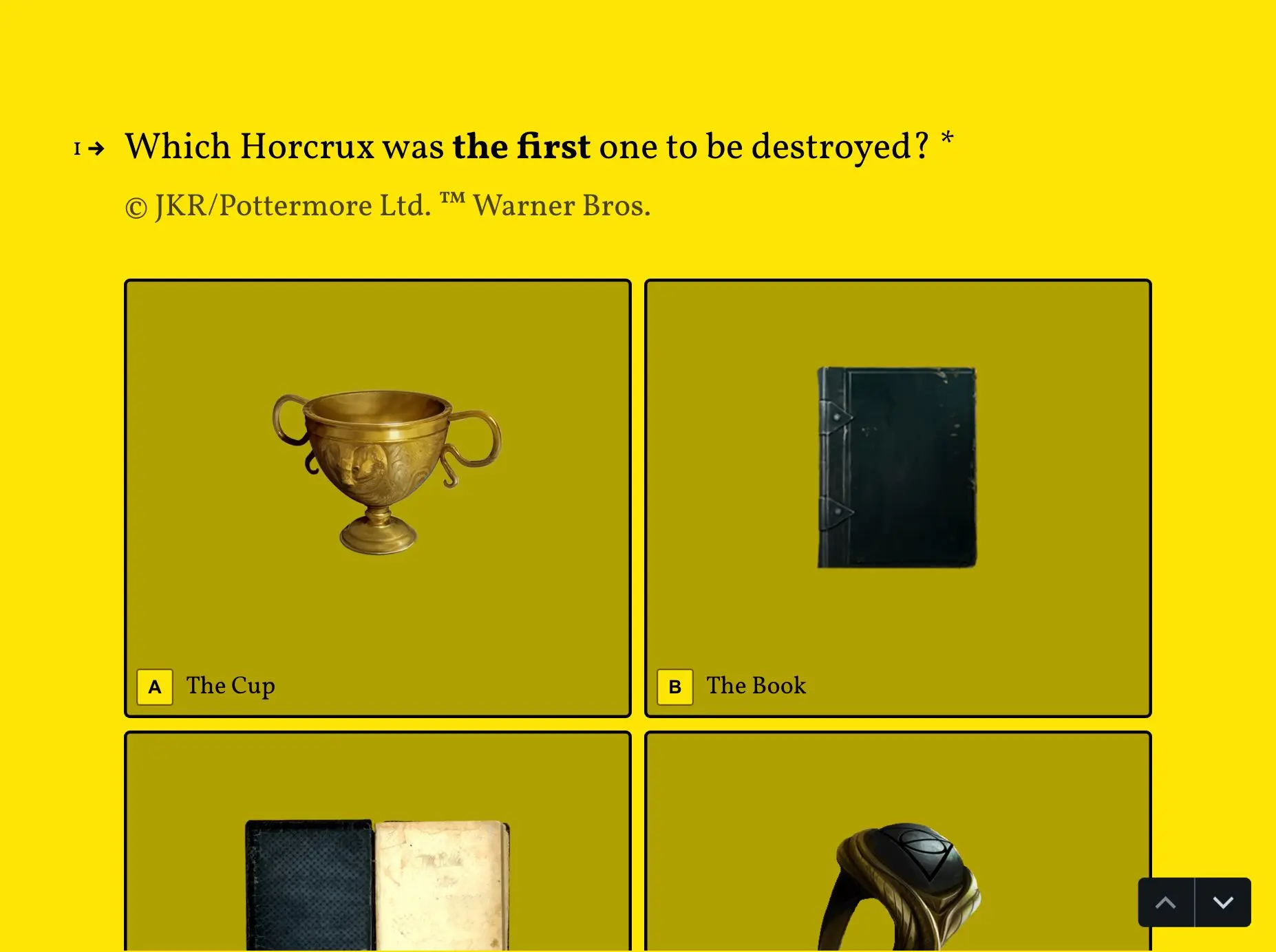Harry Potter Trivia Quiz Template Hero