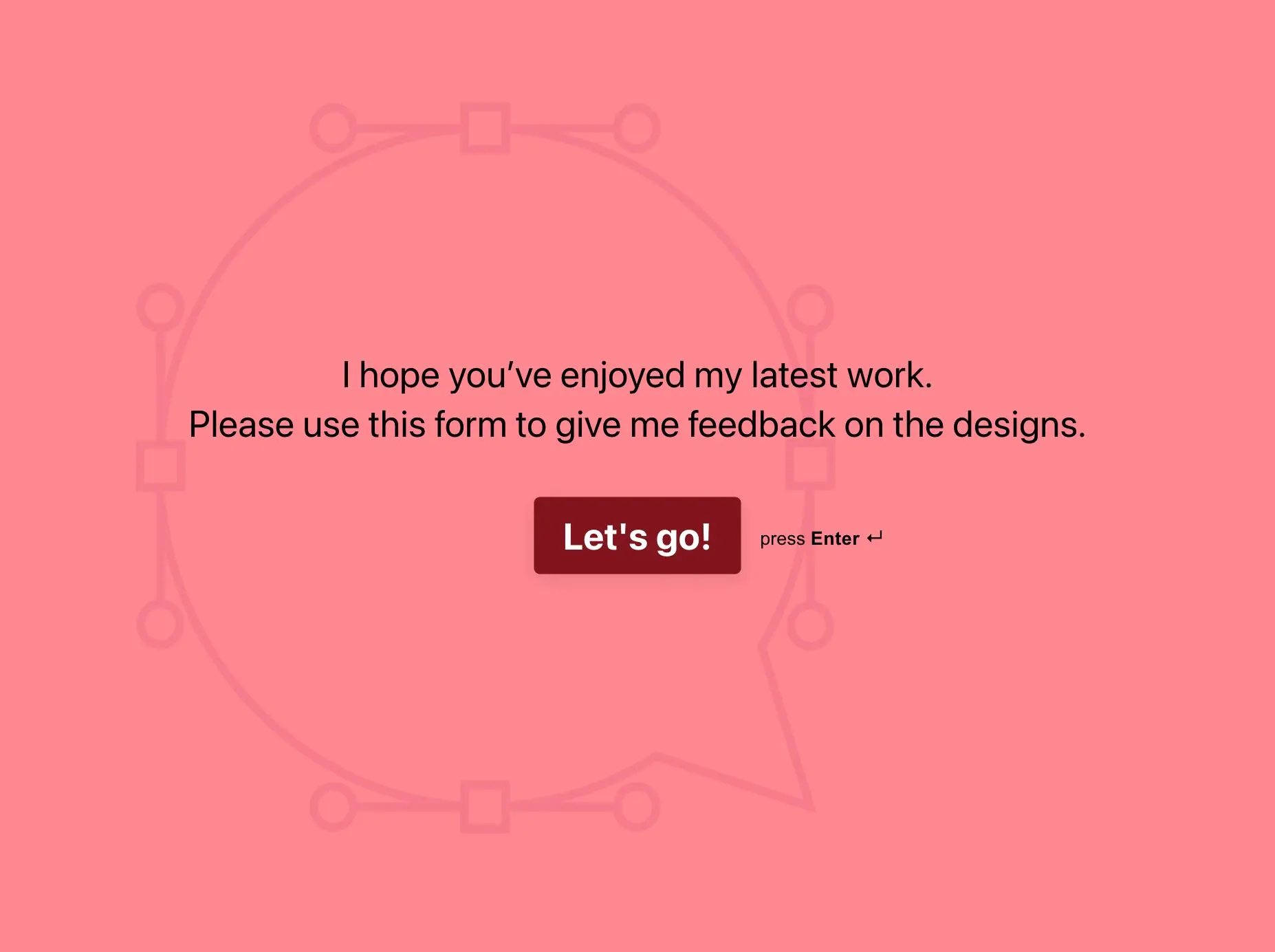 Design Feedback Form Template Hero