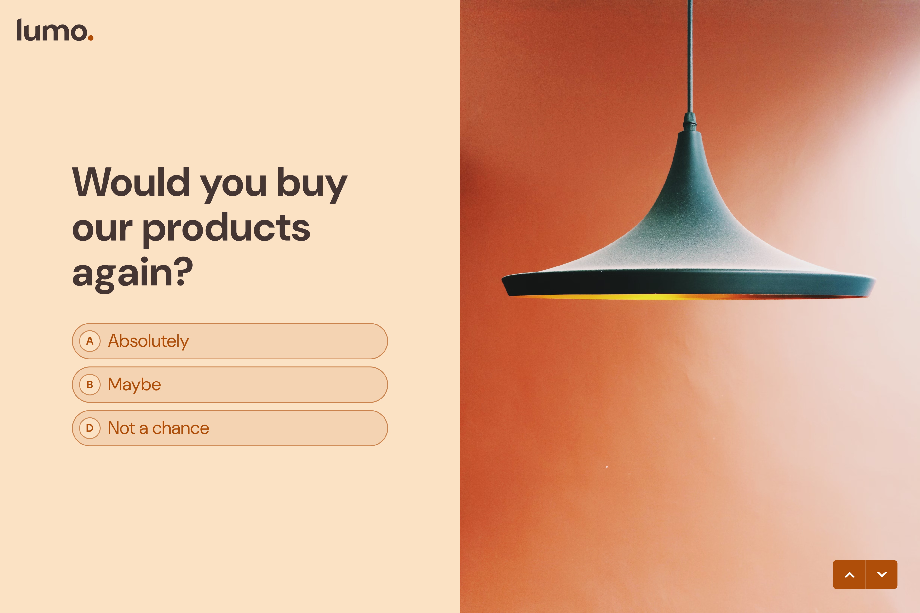 Product feedback survey template Hero