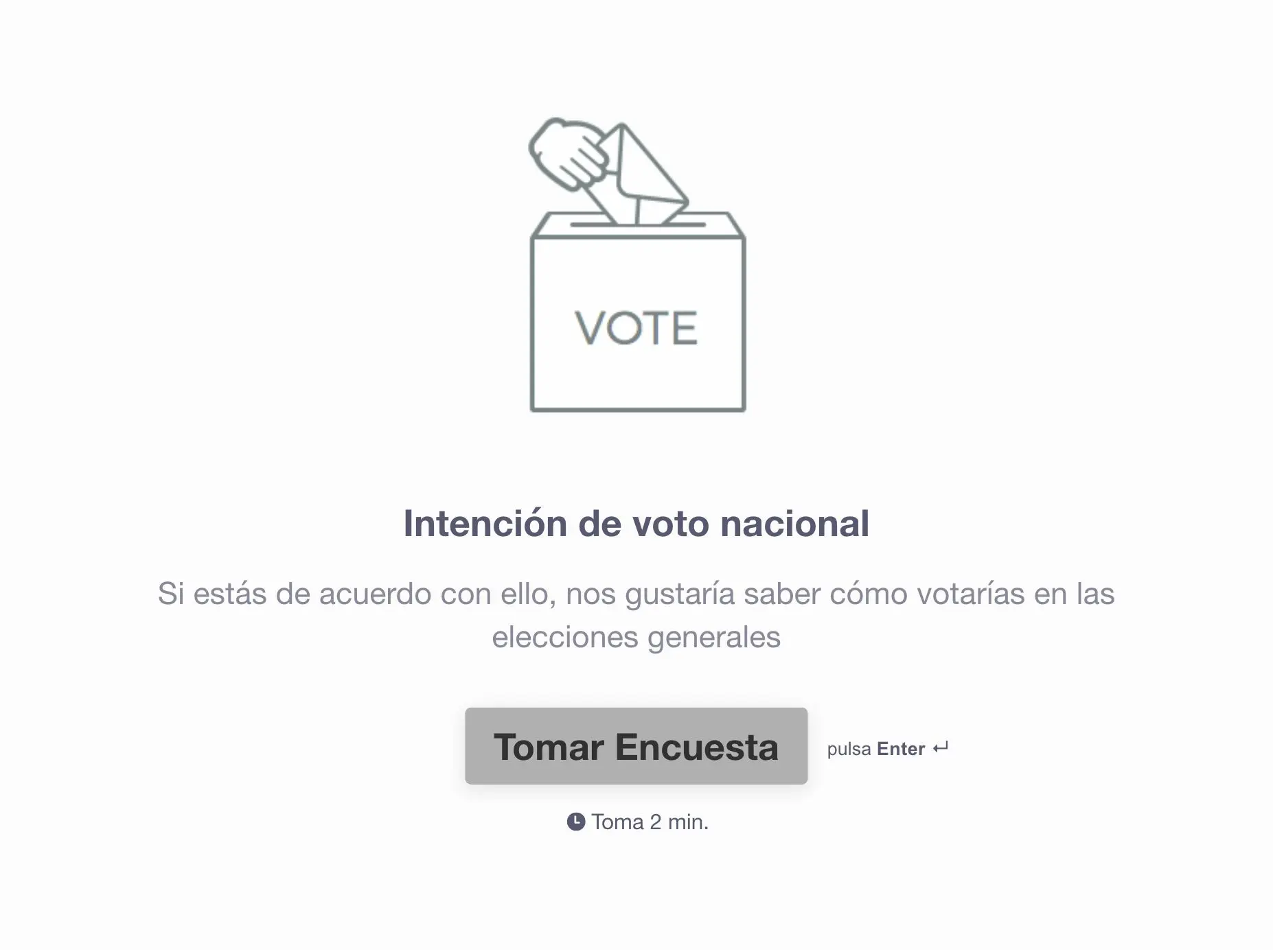 Plantilla de Encuesta Electoral Hero