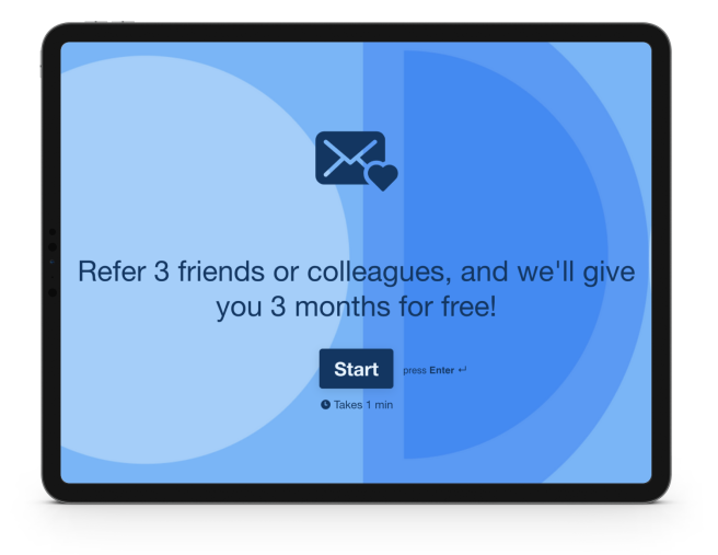 sales referral form template Hero