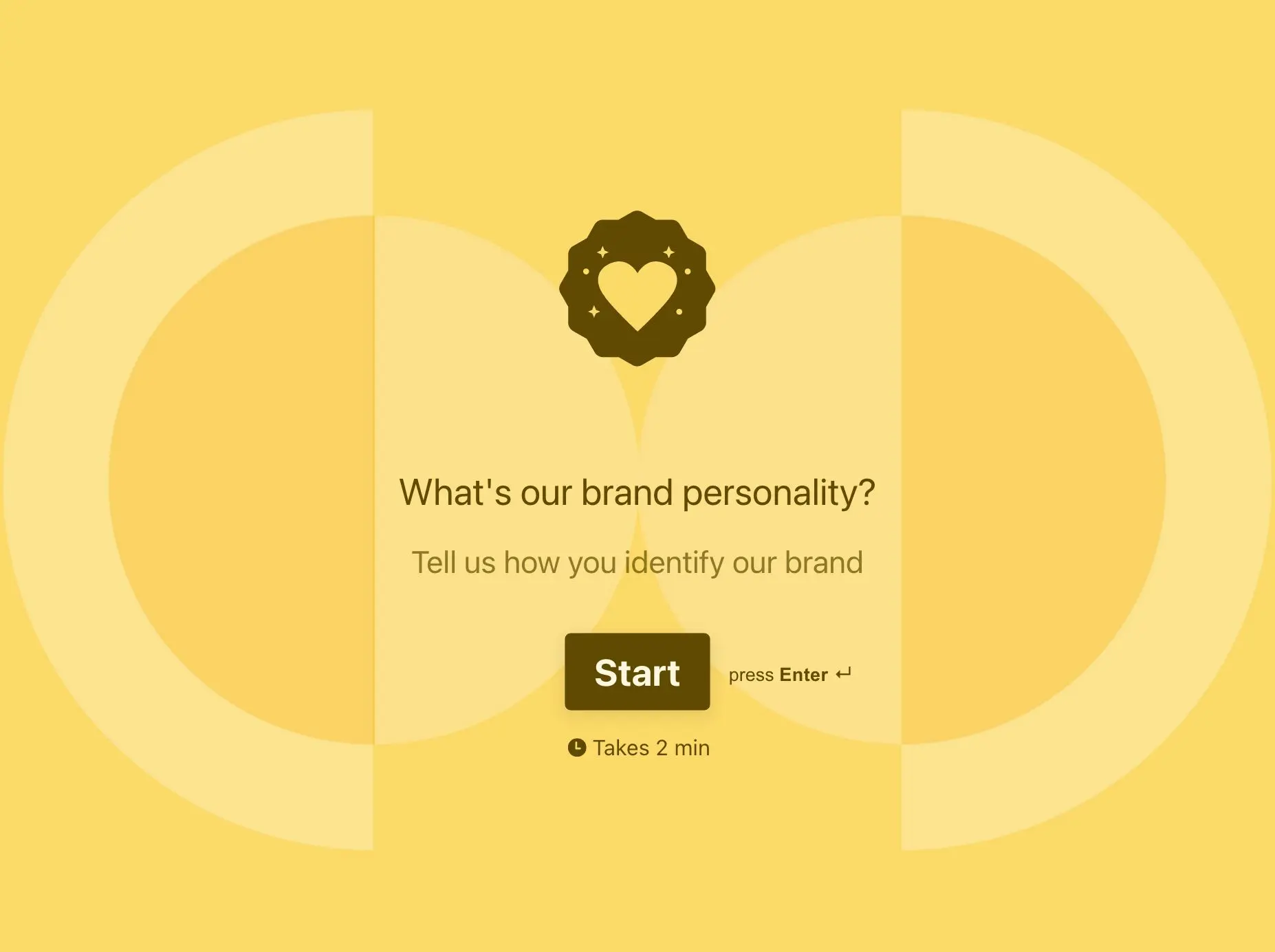 Brand Personality Survey Template Hero