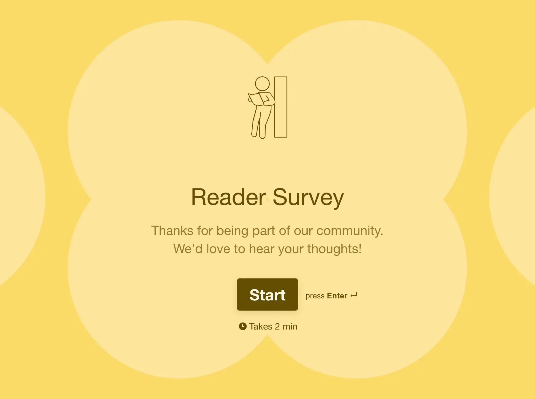 Reader Satisfaction Survey Template Hero