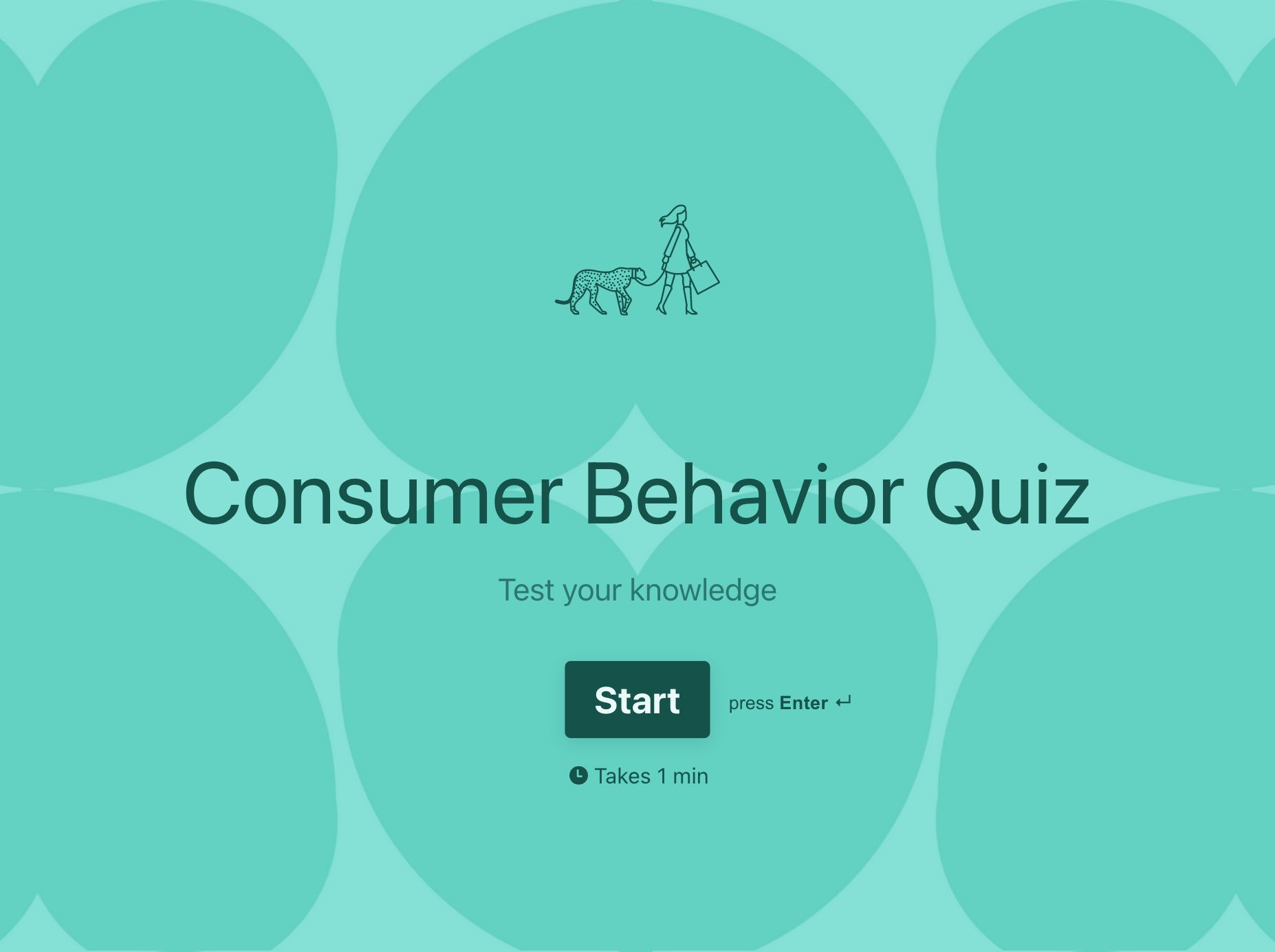 Consumer Behavior Quiz Template