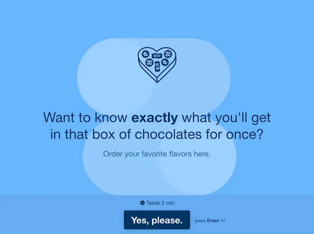 Chocolate Order Form Template