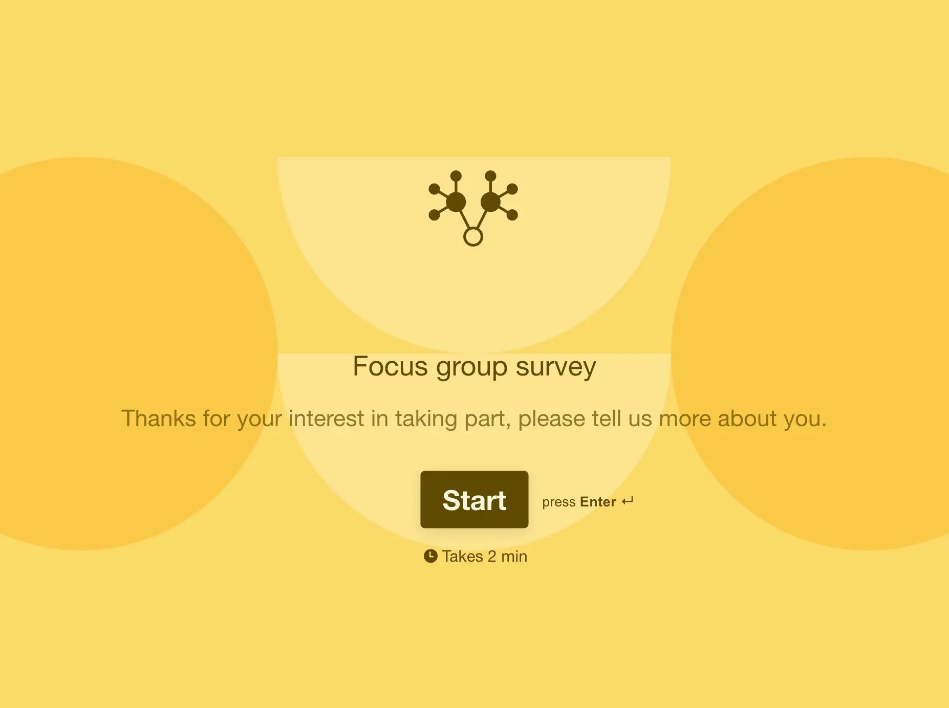 Focus Group Survey Template Hero