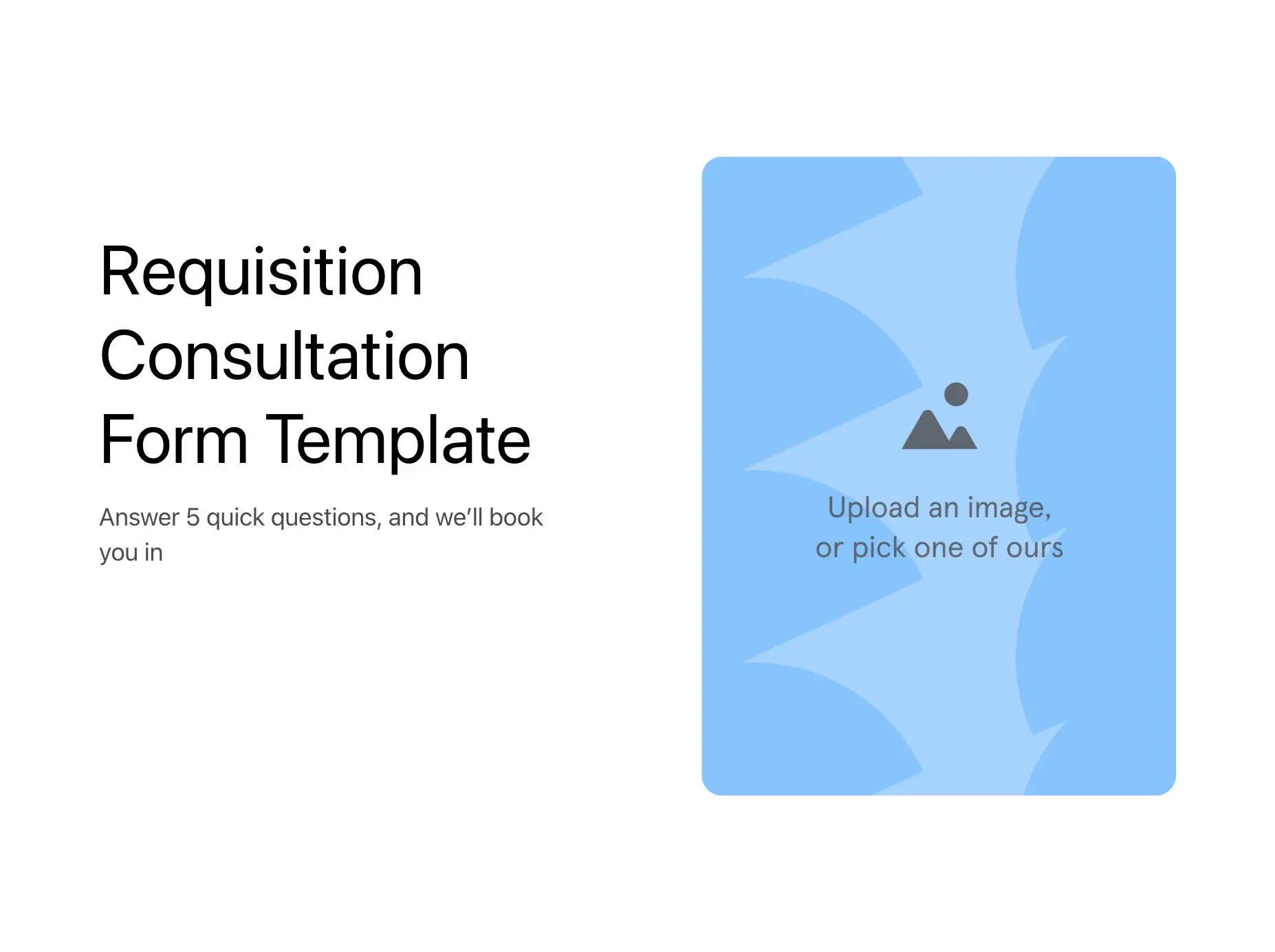 Requisition Consultation Form Template Hero