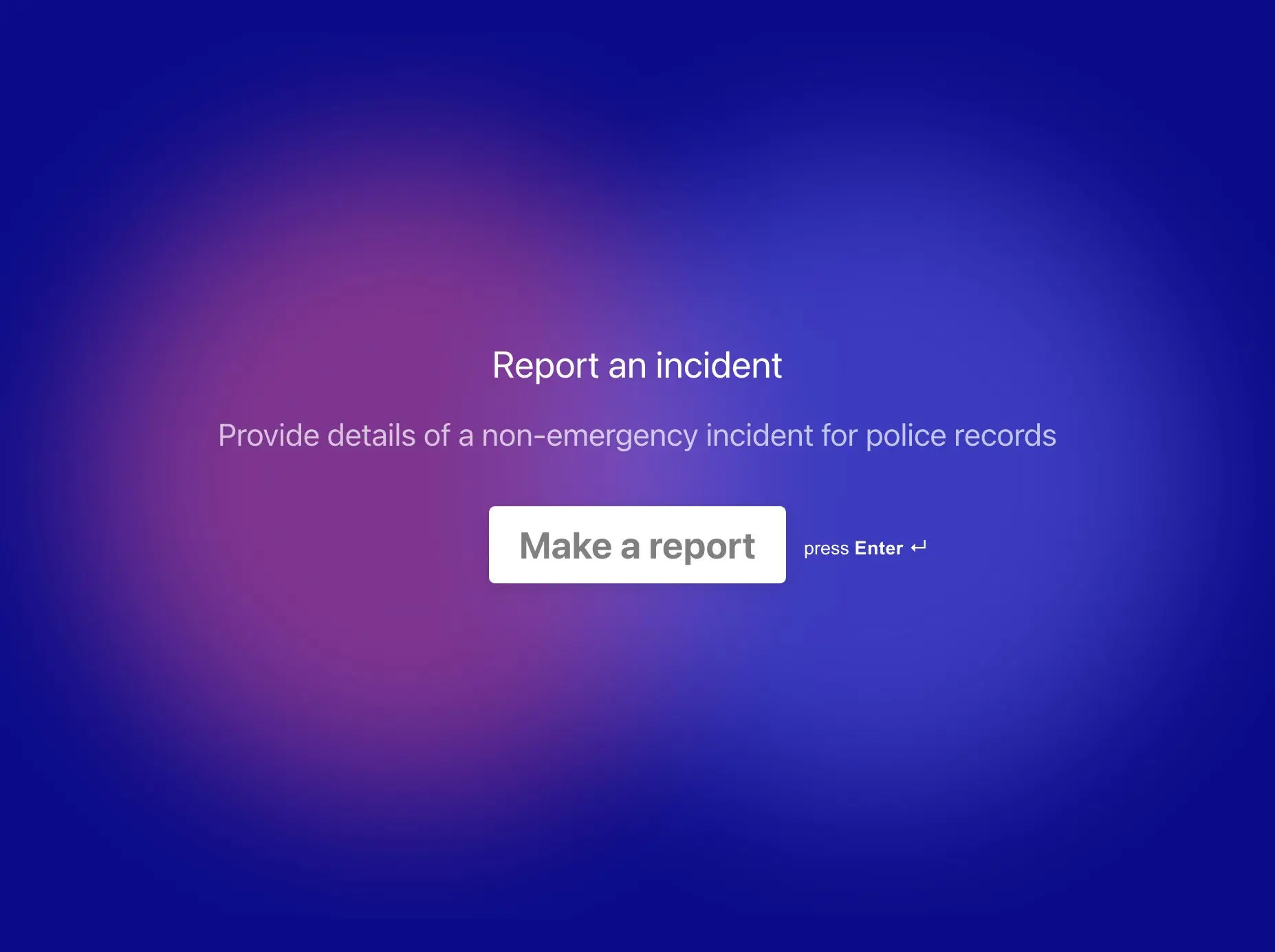 Police Incident Report Form Template Hero
