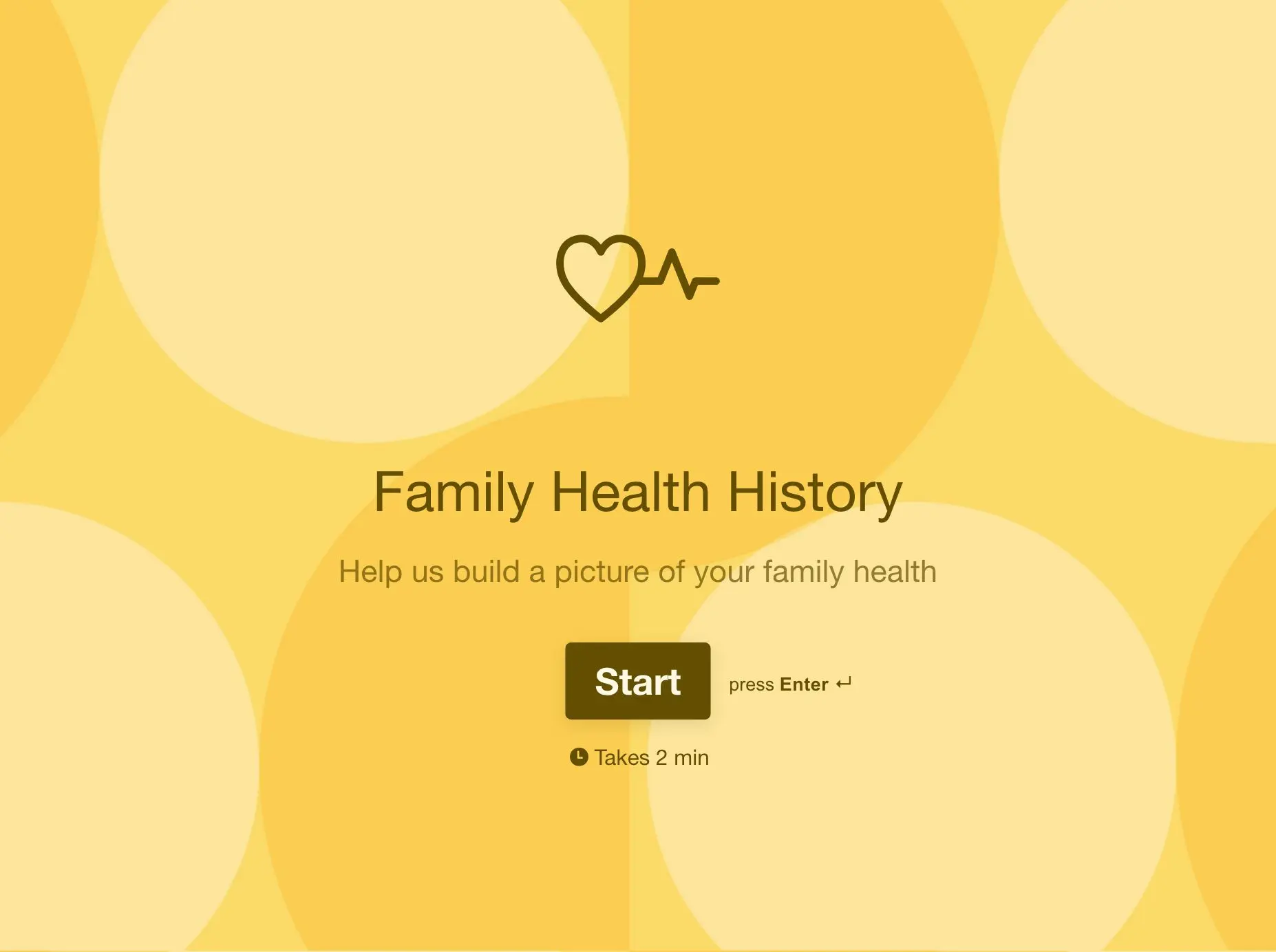 Family Health History Questionnaire Hero