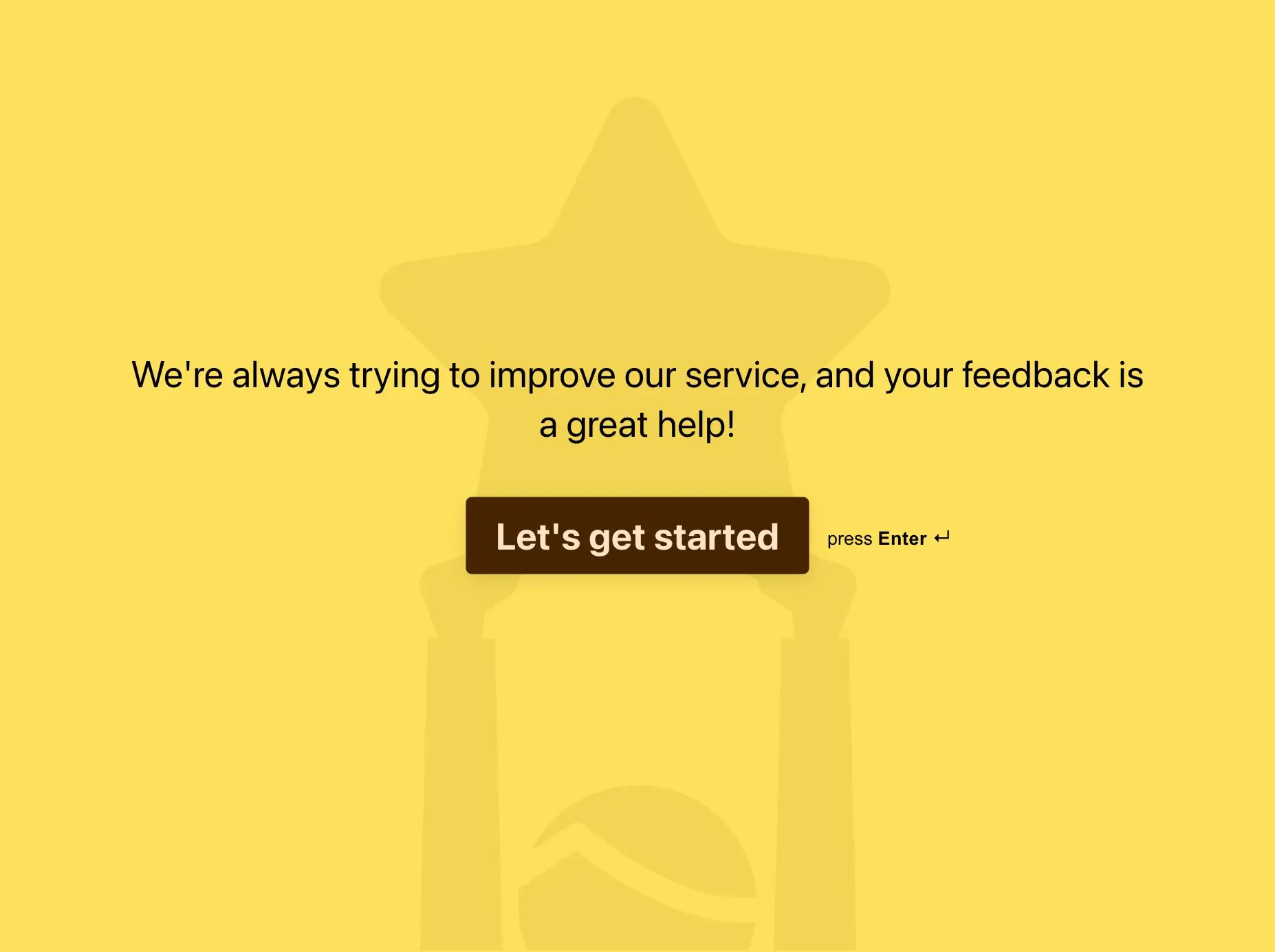 Client Feedback Form Template Hero