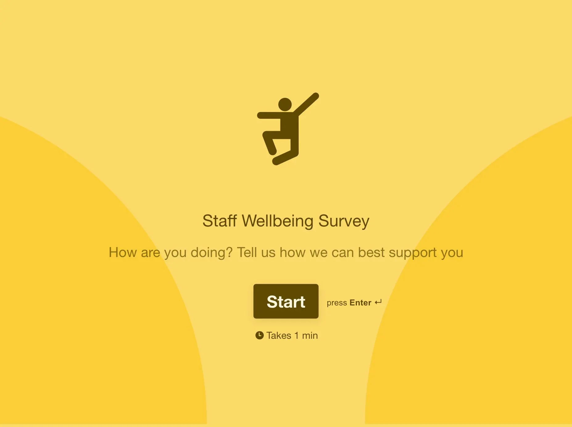 Staff Wellbeing Survey Template Hero