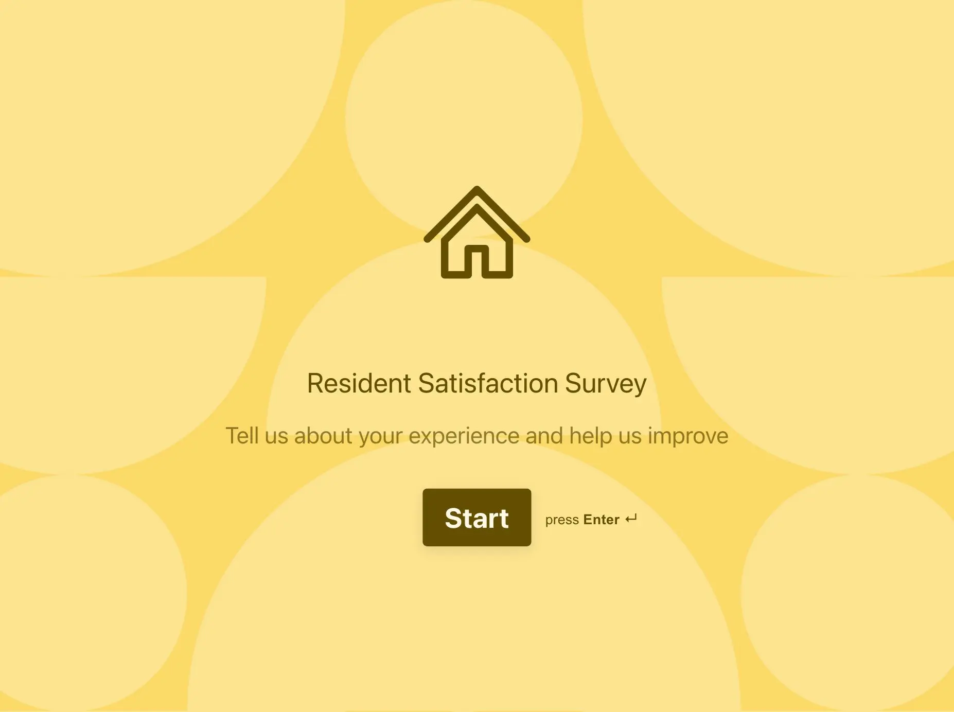 Resident Satisfaction Survey Template Hero