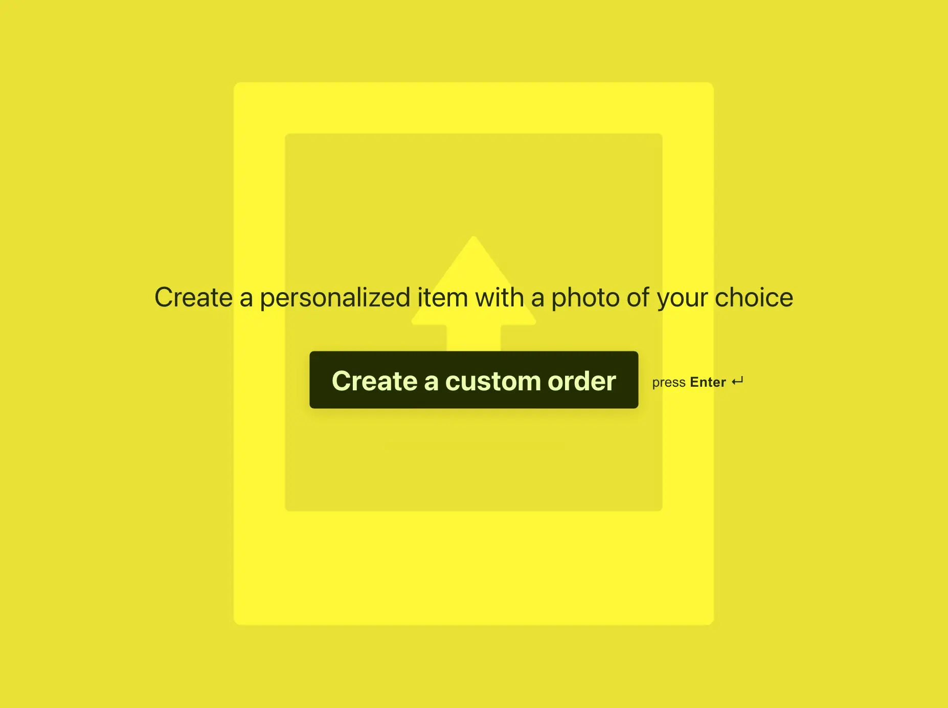 Photo Upload Form Template Hero