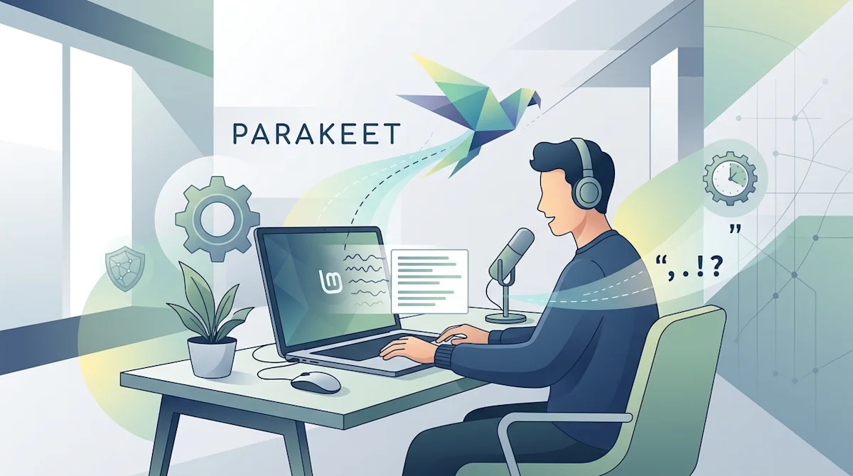 Parakeet Dictation: on-device voice typing for Linux that actually works